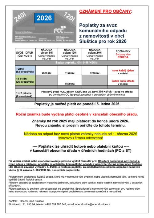 Informace pro&nbsp;občany