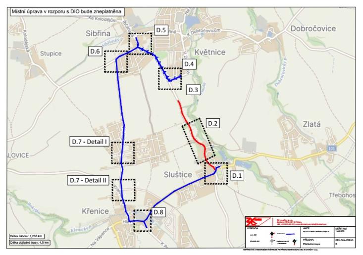 mapa DIO